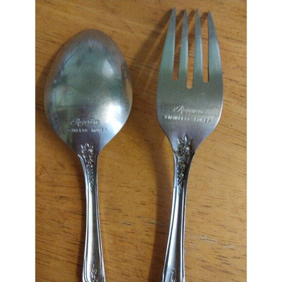Rogers Stainless Steel Spoon and Fork Korea - Picture 2 of 2